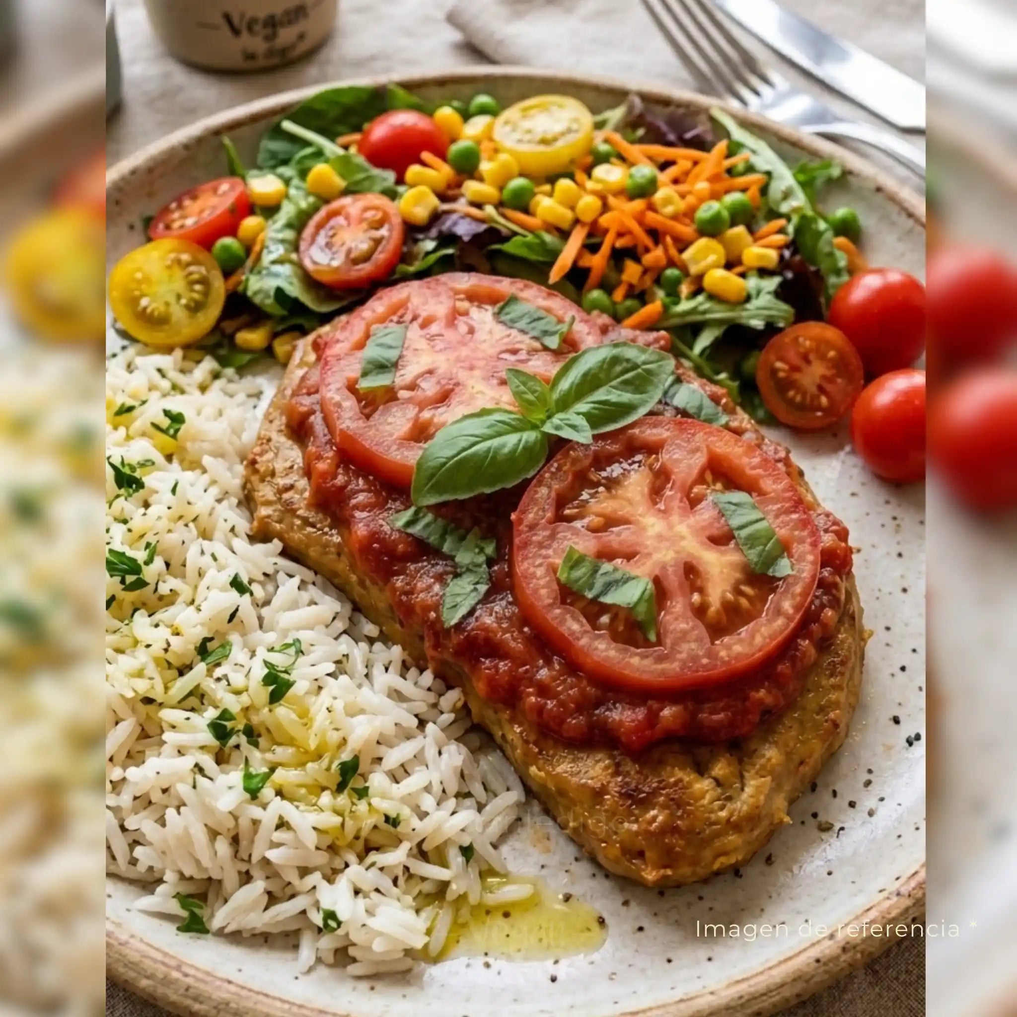 Filete Seitán de Garbanzo | Proteína Vegetal Versátil y Lista para Usar