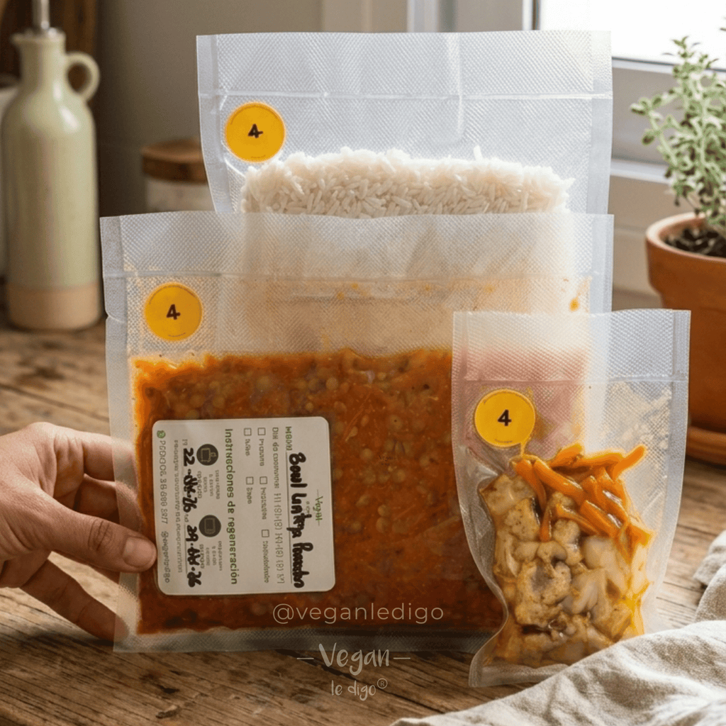 Bowl Lentejas Pomodoro con Vegetales Parrillados 400g | Plato Fuerte Vegano Listo en 5 Minutos