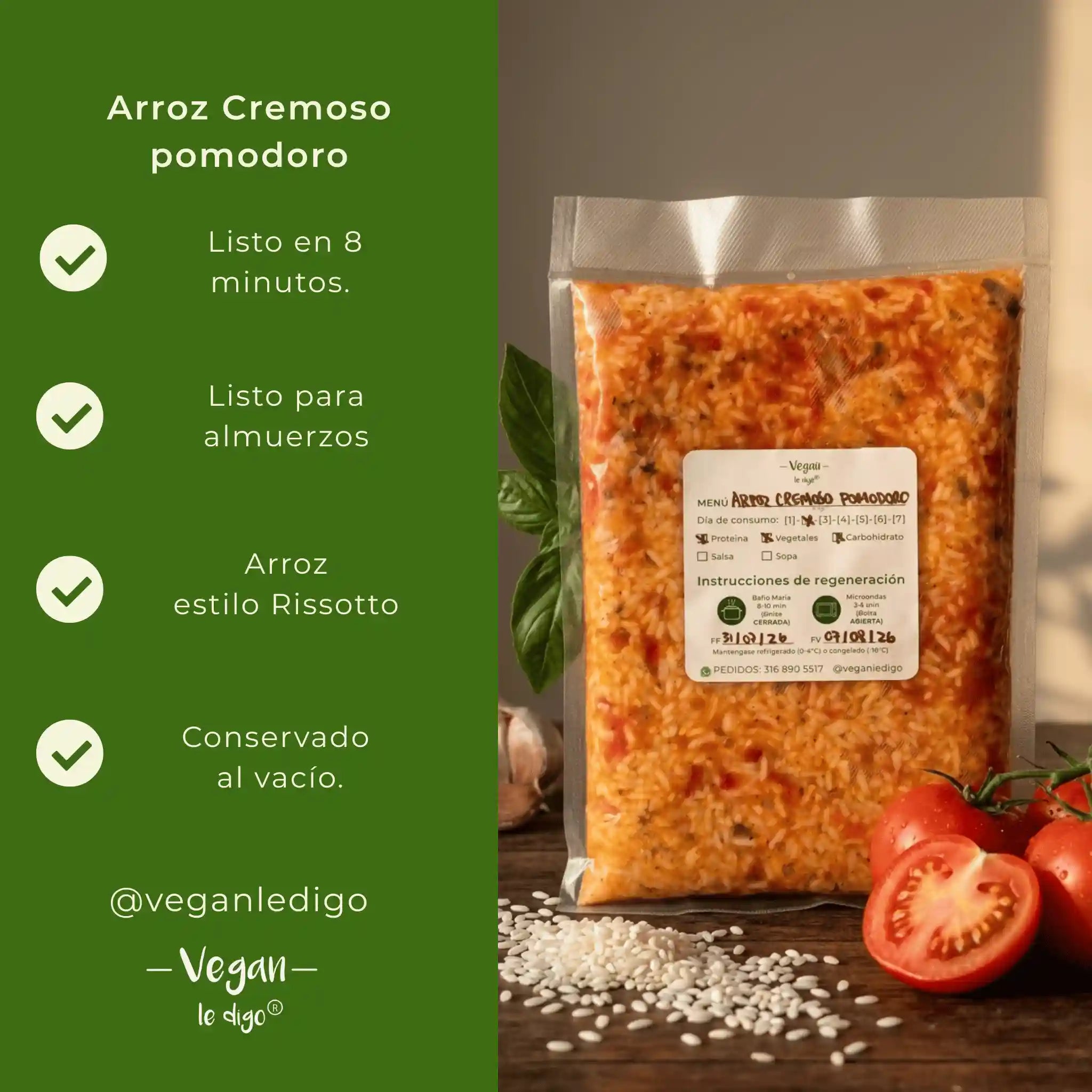 Arroz Cremoso Pomodoro 450g
