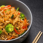 Arroz al Wok con Vegetales Salteados 450g | Comida Vegana Lista para Servir