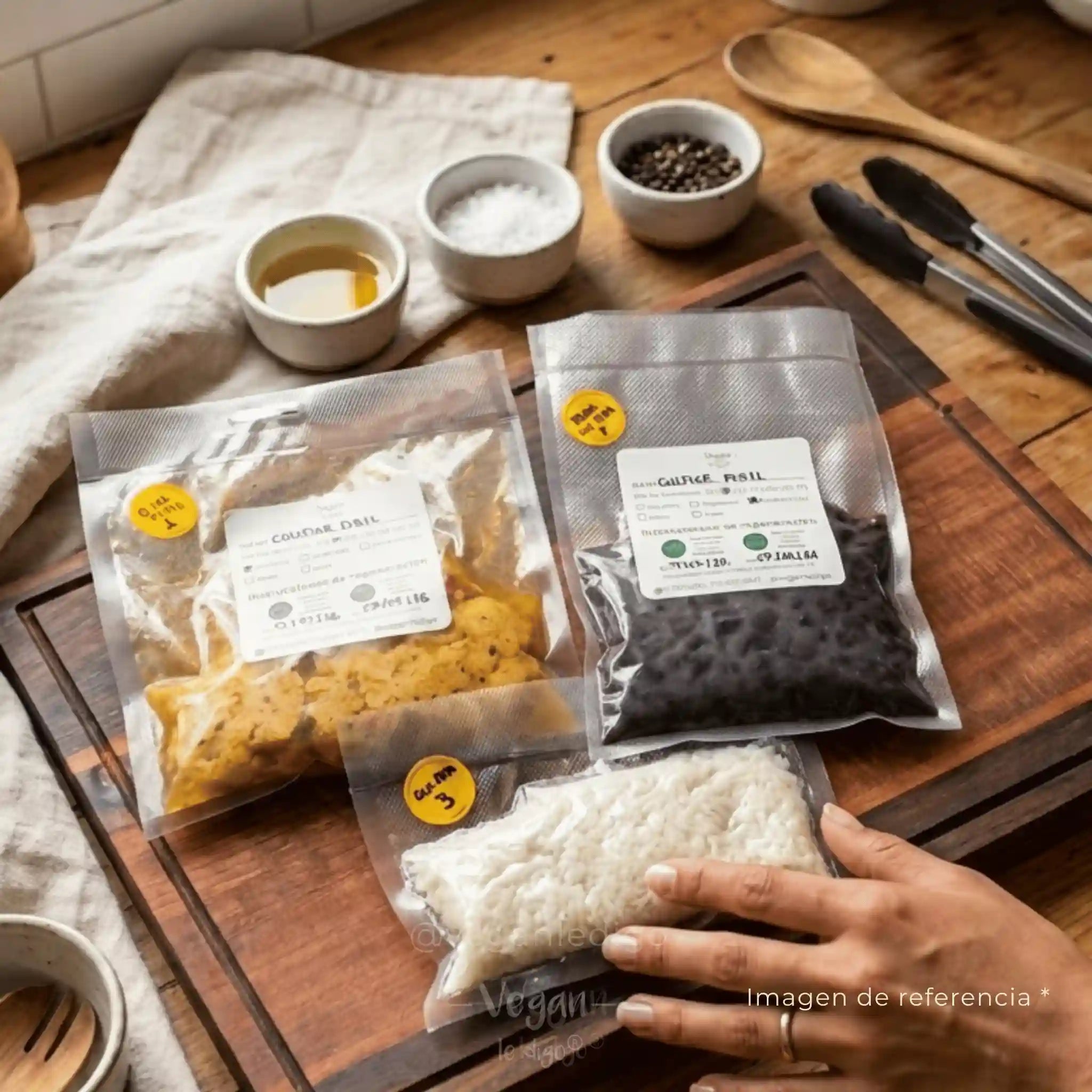 Bowl de Coliflor Pibil 450g | Almuerzo Vegano Completo y Listo en 5 Minutos