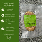 Filete Seitán de Garbanzo | Proteína Vegetal Versátil y Lista para Usar